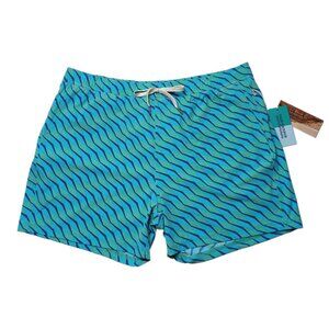 Fair Harbor Swim Trunks Men's 3XL Bungalow Short  Green Seabay Sunfaded 5" New